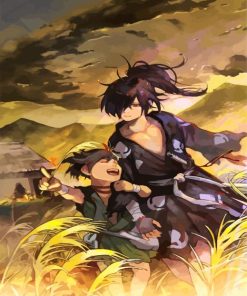 Dororo Manga Anime paint by numbers