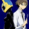 Durarara Shinra And Celty paint by number