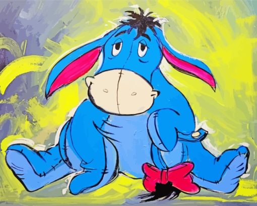 Eeyore Donkey paint by numbers