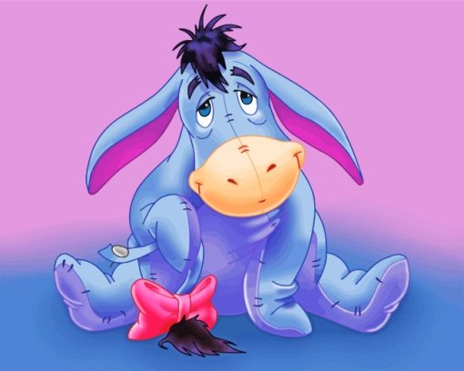 Eeyore Winnih The Pooh paint by numbers