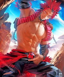 Eijiro Kirishima Anime paint by numbers