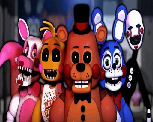 FNAF paint by numbers