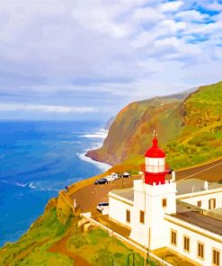 Farol Da Ponta Do Pargo Madeira paint by numbers