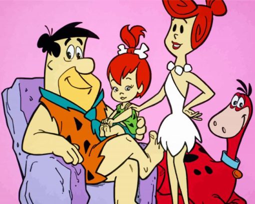 Flintstones paint by numbers