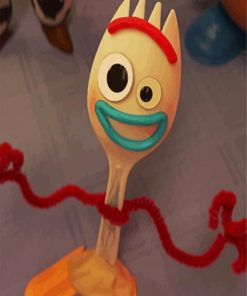 Forky paint by numbers