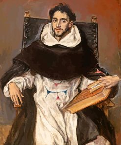 Fray Hortensio Félix Paravicino By El Greco paint by numbers