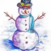 Frosty The Snowman paint by number