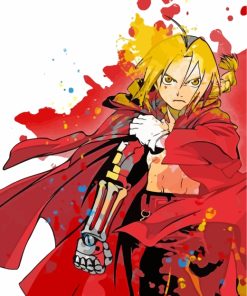 Fullmetal Alchemist Edward Elric paint by numbers