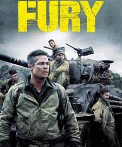 Fury Movie paint by number