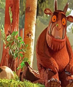 Gruffalo Monster paint by numbers