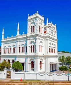 Galle Fort Meeran Jumma Masjid paint by number