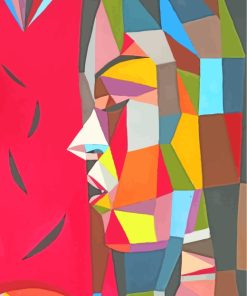 Geometric Woman paint by number