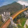 Golden Bridge Vietnam paint by numbers