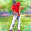 Golfer Art paint by number