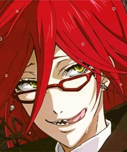 Grell Sutcliff Anime paint by number