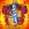 Gryffindor Hogwarts Logo paint by numbers