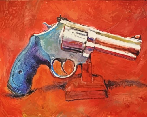 Gun Art paint by numbers