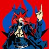 Gurren Lagann Illustration paint by numbers