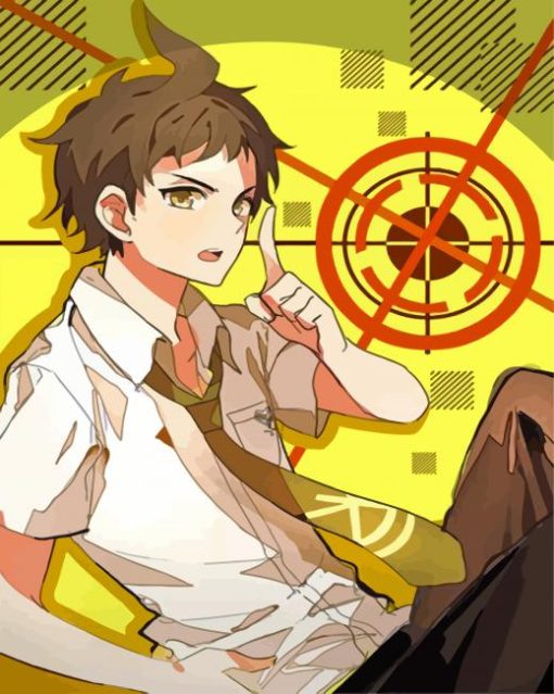 Hajime Hinata Danganronpa anime paint by numbers