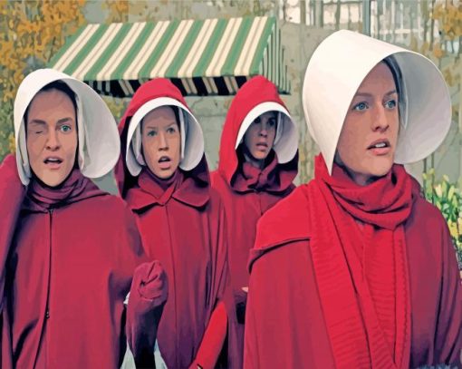 Handmaids Characters paint by numbers