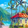 Hawaiian House paint by numbers