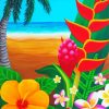 Hawaiian Landscape paint by numbers