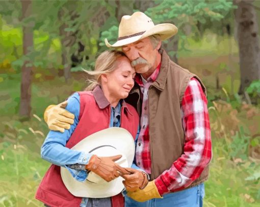 Heartland Characters paint by numbers