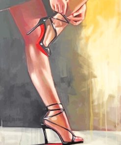 High Heels paint by number