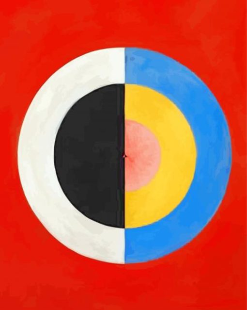 Hilma Af Klint The Swan paint by numbers