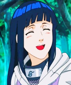 Hinata Hyuga Naruto Anime paint by numbers