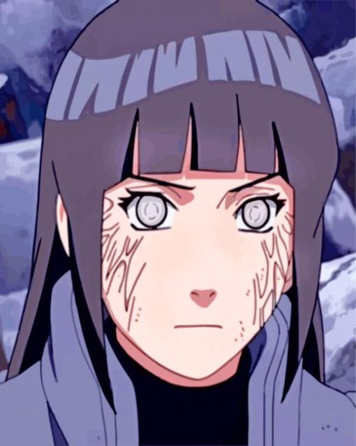 Hinata Hyuga paint by numbers