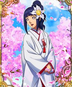 Hinata Wearing Traditional Clothes paint by numbers