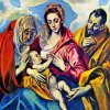 Holy Family El Greco paint by numbers