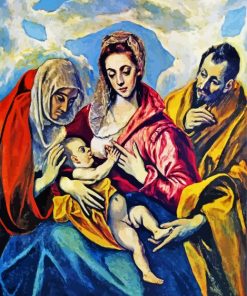 Holy Family El Greco paint by numbers