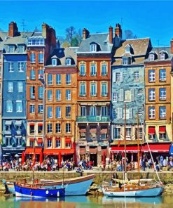 Honfleur France Europe paint by numbers