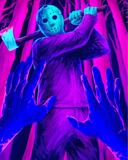 Jason Voorhees Art paint by numbers