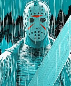 Jason Voorhees paint by numbers