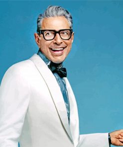 Jeffrey Goldblum paint by numbers