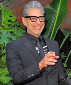 Jeffrey Lynn Goldblum paint by numbers