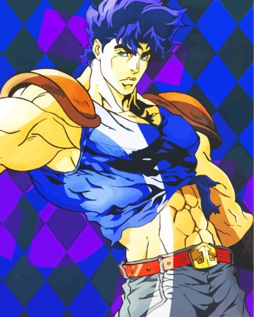 Jonathan Joestar Jojo Adventure paint by numbers