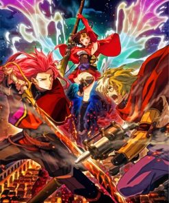 Kabaneri of the Iron Fortress Anime paint by numbers