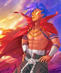 Kamina Anime paint by numbers