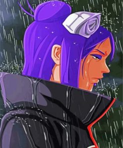 Konan Naruto paint by numbers