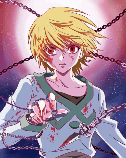 Kurapika paint by numbers