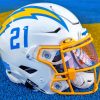 LA Chargers Helmet paint by numbers