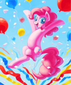 Little Pony Pinkie Pie paint by numbers