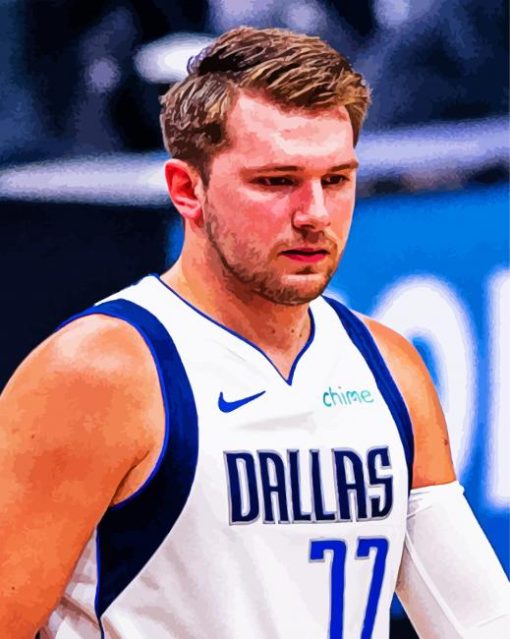 Luca Doncic paint by numbers