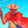 McCree Overwatch Character paint by numbers