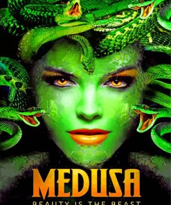 Medusa Poster paint by numbers