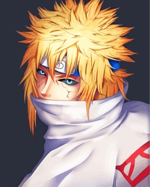 Minato Namikaze Naruto paint by numbers